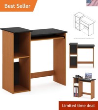 Stylish Light Cherry Computer Desk with Pull-Out Keyboard Drawer for Home Office Office Computer Desk price