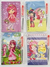 Strawberry Shortcake Notebook/Notepad With Pen Set Of 4 Lined Paper New Notebook & Notepad price