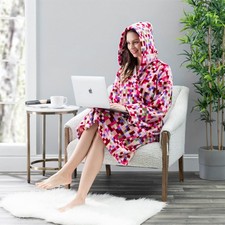 Luxury Unisex 100% Turkish Cotton Terry Hooded Bathrobe Soft Plush Spa Robe Bathrobe price