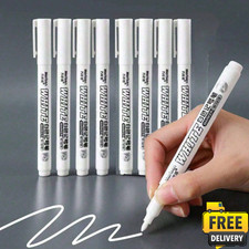 White Permanent Paint Marker Pen Waterproof Oil-Based Wood Fabric Metal Glass Marker Pen price