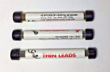 Scripto F840 HB Thin Leads 3 Tubes Of Lead For One Price Pencil Lead (Thin) price