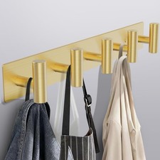 Coat Rack Wall Mount - 5 Hat and Coat Hooks, Heavy Duty Towel Racks for Bathr... Office Coat Rack price