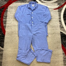 J. Press Pajama Shirt Pants Large Blue Sleep Buttonfly Bed Preppy Casual Mens Bedding Set / Sleep Set price