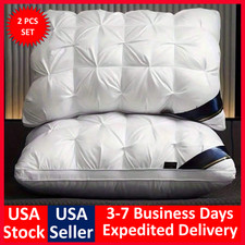 Queen Size Pillows Set of 2 Soft Gel Cushions for All Sleeping Positions UPGRADE Bedding Set / Sleep Set price