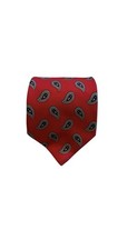 Brooks Brothers Makers All Silk Tie Red Paisley Necktie USA Made Classic Tie price