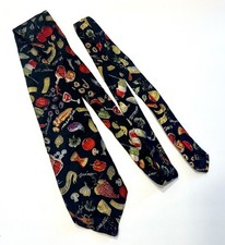 Mens Museum Artifacts Novelty Italian Food Themed Tie Tie price