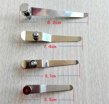 Stainless Steel Stereo Biological Microscope Stage Presser Holder Slides Clips Microscope price