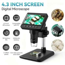 HD Digital Microscope with 8 LED, 1080P 1000X Magnification, 4.3" IPS Screen Microscope price