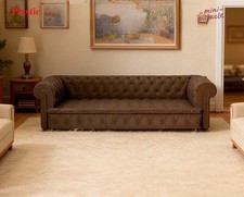 1:24 Scale Dollhouse Miniature Plastic Sofa Armchair Living Room Furniture Set Dining Room Set / Set price