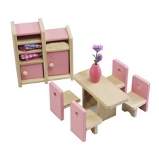 Dollhouse 1:12 Miniature Furniture Dining Room Set Dining Room Set / Set price