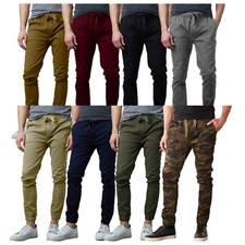 Men’s Slim-Fit Fashionable Twill Jogger Pants (Sizes: S-2XL) NEW FREE SHIPPING Men's Pants price