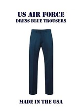 MEN'S US AIR FORCE USAF SERVICE DRESS UNIFORM BLUE 1620 PANTS Many sizes ... VGC Men's Pants price