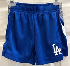 MLB Los Angeles Dodgers Toddler 12M Blue Athletic Shorts Embroidered Logo Baby Shorts price