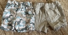 Baby Boys Size 12 Months Lot of 2 Shorts - Carter's and Garanimals Baby Shorts price