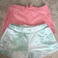 Carter's & The Children's Place Lot of 2 2T Shorts Pink/Green Pull-On Drawstring Baby Shorts price