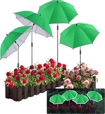4Pack Plant Umbrellas 24.9in Adjustable Sun Shade 47.2in Garden Potted Plants Umbrellas price