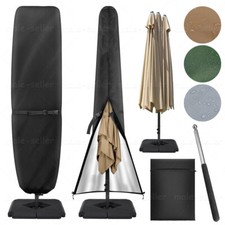 Patio Umbrella Cover with Rod for 8 to 15 Ft Umbrellas / Double-Sided Umbrellas Umbrellas price