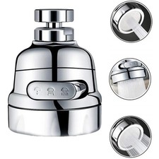 360° Swivel Faucet Aerator Dual Mode Sprayer Water Saving Kitchen Tap Nozzle Musluklar price