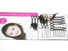 20 Pcs Black Fringe Invisible Hair Clip Comb Hairpin Bobby Pin Headband 3CM Toka, Taç & Saç Bandı price
