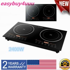 2400W Portable Induction Cooktop Countertop Dual Cooker Burner Stove Hot Plate Ocaklar price