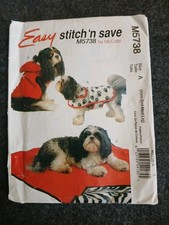 McCALL'S M5738 PET GIFT ITEMS Crafts stitch 'n save Sewing Pattern 2008 UNCUT Hediyelik Eşya price