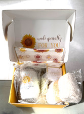 NEW: Hello Sunshine 5 Items Gift Set- Insulated Tumbler, Socks, Mirror, Candle.. Hediyelik Eşya price