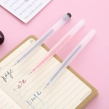 Transparent Frosted Gel Pen 0.5mm Bullet-Point Fountain-Pen Learn Stationery Lot Fountain Pen price