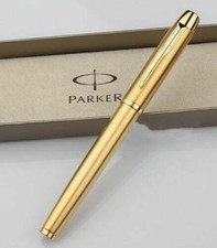 Good Full Gold Parker IM Series Fine (F) Nib Fountain Pen No Box Fountain Pen price