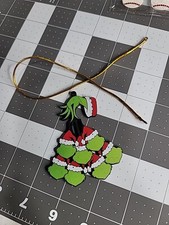 GRINCH Green Acrylic  Christmas Tree Ornaments, Holiday Hanging Decorations G1 Yılbaşı Süs ve Aksesuarları price