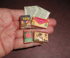 CHRISTMAS DECORATIONS BOX KITS ~ ASSEMBLY REQUIRED ~ DOLLHOUSE MINIATURES Yılbaşı Süs ve Aksesuarları price