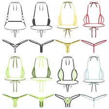 Womens Lingerie Micro Swimsuit Halter Beachwear Costume Nightwear Bikini Bras Plaj Giysisi price