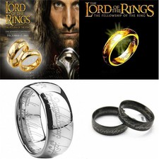 Lord of the Rings The One Ring Lotr Stainless Steel Aragorn Men's Fashion Ring Bijuteri Yüzük price