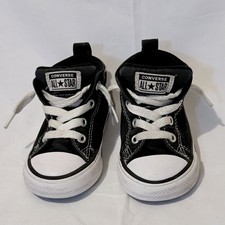 Converse Chuck Taylor All Star Low Top Black White Toddler Size 5 EUC Unisex Çocuk İlk Adım & Yürüme Ayakkabısı price