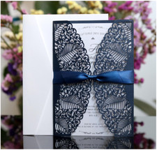 10PCS Laser Cut Wedding Party Invitation Card Gratulation Birthday Engagement Davetiye price