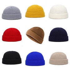 Fashion Beanie Knitted Hat Cap Slouchy Skull Ski Men Women Plain Winter Warm Hat Bere & Kep (Outdoor) price