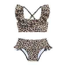 Girls Tankini Sleeveless Summer 2 Piece Sets Bathing Beachwear Adjustable Swim Kız Çocuk Plaj Giyimi price
