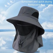 Wide Brim Sun Hat UV Protection Bucket Cap For Hiking Camping Fishing Safari Men Erkek Şapkası price