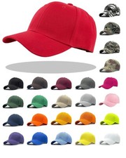 Plain Blank Solid Adjustable Baseball Cap Hats (ship in BOX!) Erkek Şapkası price
