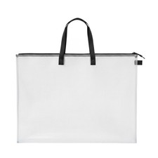 Art Portfolio Bag with Handle & Zipper, Vinyl Mesh Folder Organizer for1871 Resim Çantası price