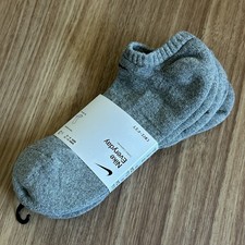 Nike Everyday Gray Athletic Socks No-Show, Cotton Cushion Erkek Çorabı price