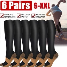 Copper Compression Socks 20-30mmHg Graduated Support Mens Womens S-XXL Wholesale Erkek Çorabı price