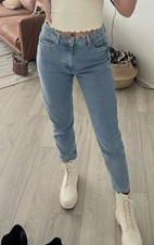 H&M Women’s High Rise Ankle Jeans Size 6 Light Wash 99% Cotton Denim Bayan Jeans / Kot Pantolon price