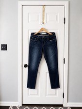 Levi's Classic Mid Rise Skinny Jeans Women's Size 14 Dark Wash Stretch Denim Bayan Jeans / Kot Pantolon price