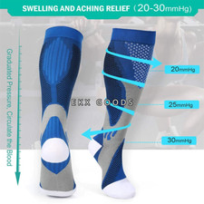 Compression Socks Stockings Womens Mens Knee High Medical 20-30 mmHG S/M - XXL Diz Altı Çorap / Pantolon Çorabı price