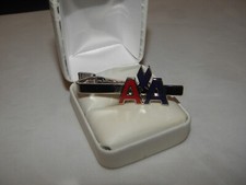AMERICAN AIRLINE TIE BAR CLASSIC TIE CLIP CLASP US AIRWAYS AA PILOT GIFT NEW! Kravat İğnesi price