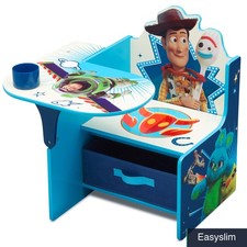 Kids Chair Desk with Storage Bin, Toy Story 4 Design, 50 lb Capacity Çocuk Çalışma Masası price