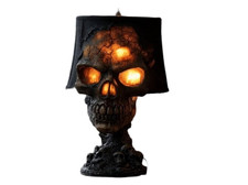 Halloween Stone Skull Lamp Gothic Decor LED Lava Lamps Realistic Shape Kids Desk Çocuk Çalışma Masası price