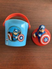 Marvel Avengers Captain America Rinse Cup & Bath Squirter Two Piece Ages 2+ *New Bebek Yıkama Kabı-Maşrapa price
