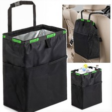 Waterproof Car Trash Can Garbage Waste Bin Bag Organizer Vehicle Travel Portable Trash Bins price