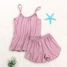 Women Pajama Set Modal Sleepwear Cami Sleep Top With Short Sleepwear Short Sets Kadın Pijama price